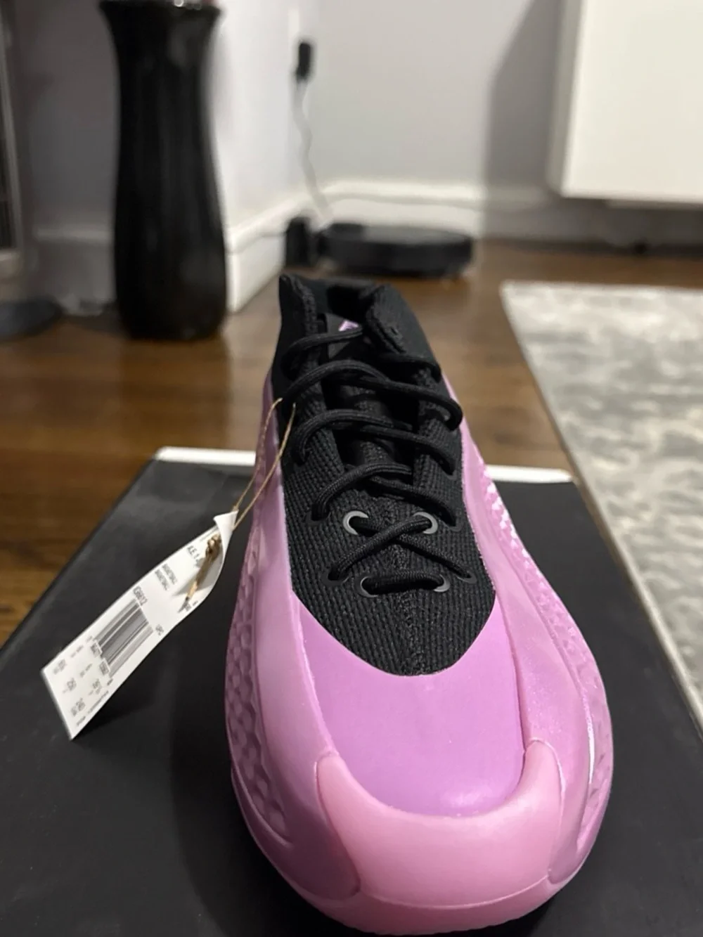 adidas Anthony Edward’s Kids Basketball Sneakers in Black and Purple